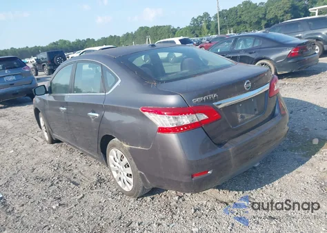 2015 Nissan Sentra Sv из США, поврежденный, VIN 3N1AB7AP3FY327870